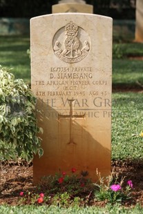 BEIRUT WAR CEMETERY - SIAMESANG, DINTWA